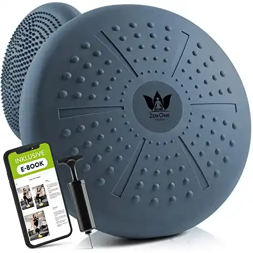 Balancekissen ZenOne Sports Ballsitzkissen für ergonomisches Sitzen