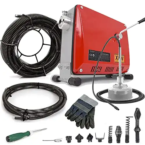 Rohrreinigungsmaschine XIIW mit 500W Motor für Rohre Ø30-100mm