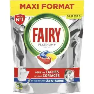Klarspüler Fairy Platinum Spülmaschinentabs All-in-One im Vergleich