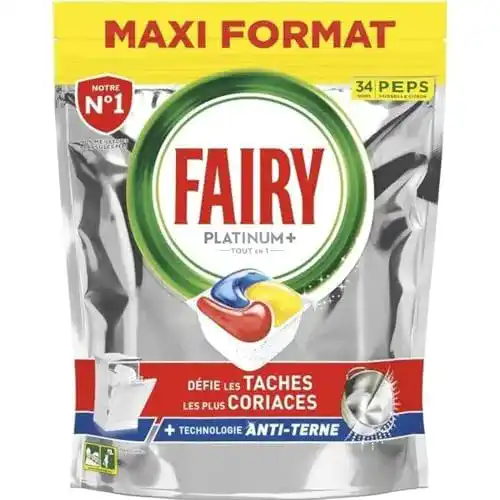 Klarspüler Fairy Platinum Spülmaschinentabs All-in-One im Vergleich