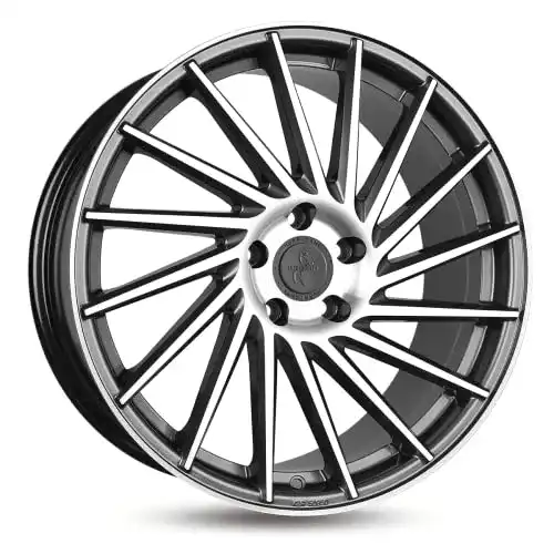 Keskin Felgen KT17 Palladium Front Polish 8×18 ET30 5.00x5x112