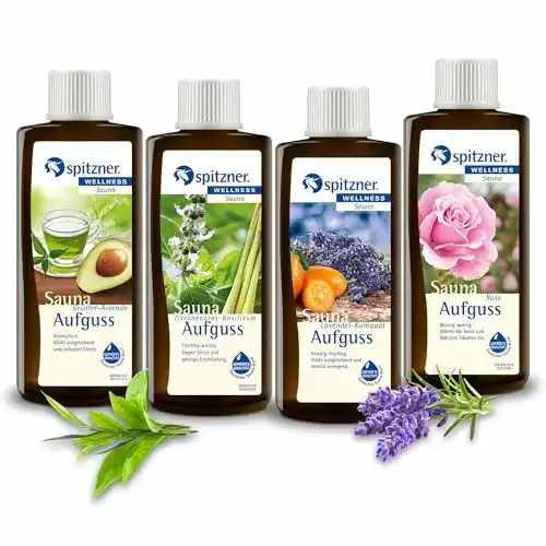 Spitzner Saunaaufguss Set Stresskiller 4 x 190 ml