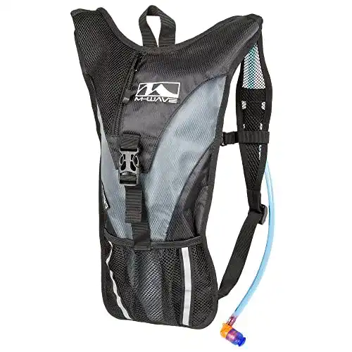Trinkrucksack M-Wave ISO mit 2 Liter Wasserblase in schwarz