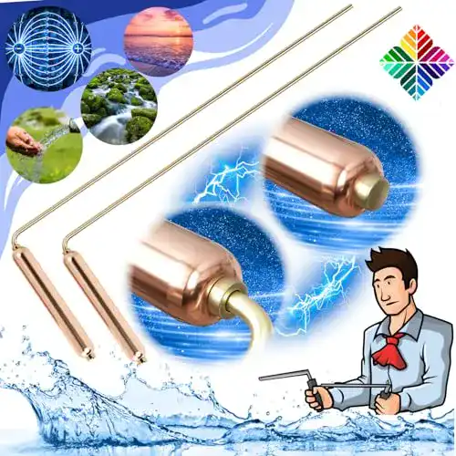 Wünschelrute Majestic Deluxe aus Messing und Kupfer für Radiästhesie