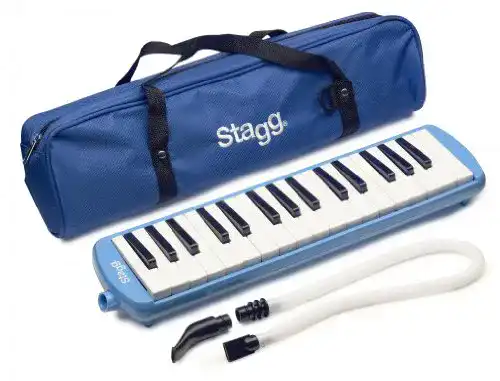Melodica Stagg MELOSTA32BL 32-Tasten mit Tasche in Blau
