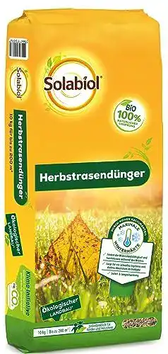 Herbstrasendünger Solabiol Bio Spezial-Rasendünger für den Herbst