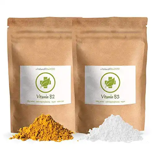Riboflavin Vitamin B2 Pulver Set-Angebot 30 g