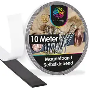 Magnetband selbstklebend 10 Meter stark für vielseitige Anwendungen