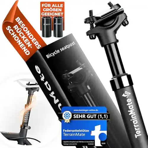 TerrainMate gefederte Sattelstütze für E-Bike, Trekking und MTB