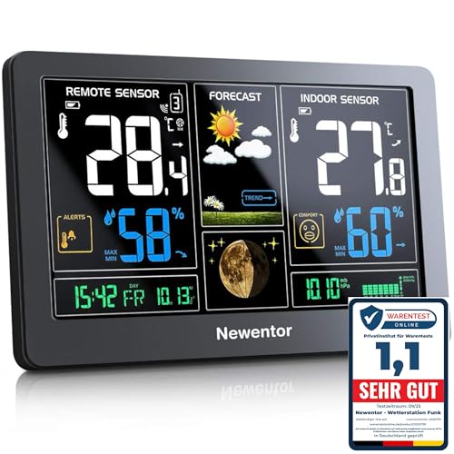 Wetterstation Newentor Funk mit Außensensor