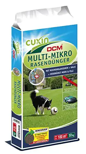 Cuxin DCM Multi-Mikro Rasendünger 10 kg für gesunden Rasen