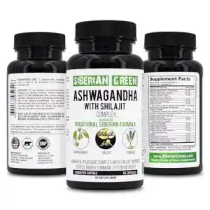 Mumijo Sibirischer Grüner Ashwagandha mit Altai Shilajit und Kurkuma