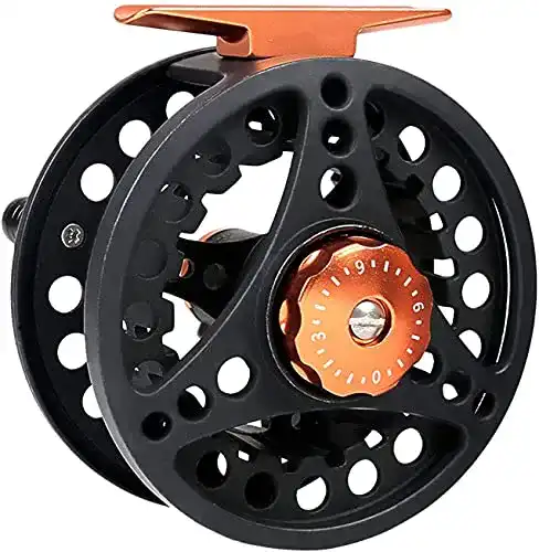Fliegenrolle Maximumcatch Eco Serie mit großem Spulenkern