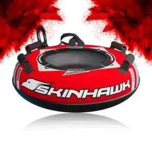 Snowtube Skinhawk Profi Ø100 cm in Rot für Schlittenfahren