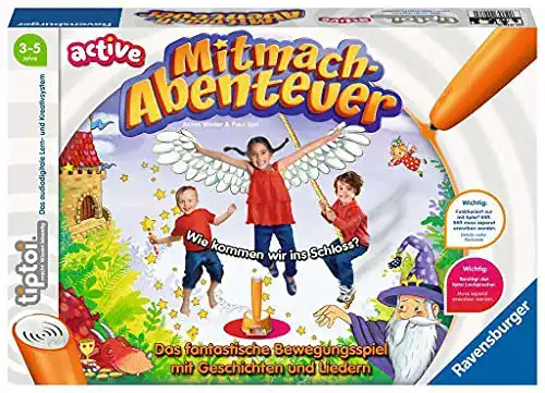 Tiptoi Ravensburger Active Spiel 00076 Mitmach-Abenteuer für Kinder