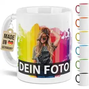 Fototasse individuell bedrucken aus Keramik für Geschenke