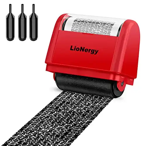 Rollstempel Lionergy Identitätsschutz 1,5 Zoll Sicherheitsstempel