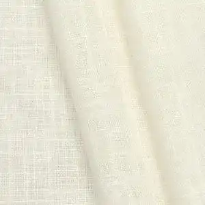 Leinenstoff 100% für Bekleidung und Dekoration Meterware in Creme-Weiß