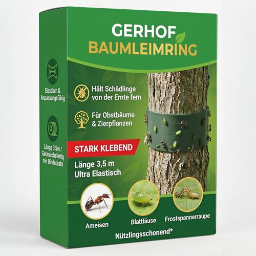 Leimring Gerhof für Obstbäume, 3,5 m, effektiver Insektenschutz