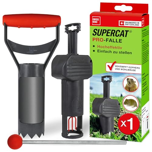 Wühlmausfalle Swissinno Pro SuperCat mit Zubehörset