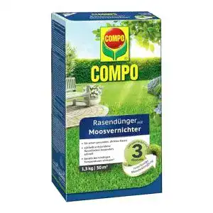 Compo Rasendünger mit Moosvernichter für 50 m², 1,5 kg