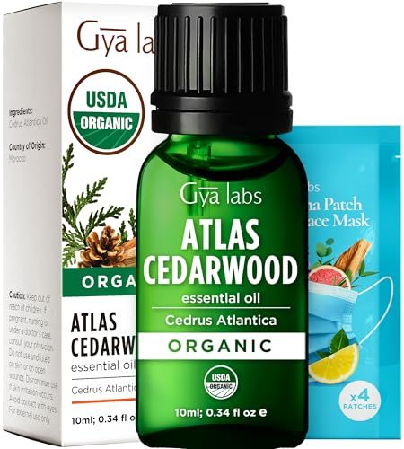 Zedernöl Gya Labs Bio Zedernholz ätherisches Öl für Diffusor 10ml