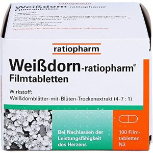 Weißdornpräparate Ratiopharm Filmtabletten 100 Stück