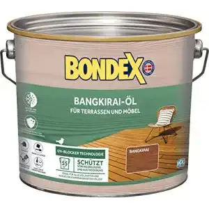 Bangkirai-Öl Bondex 2,5 L für 55 m² – Holzschutzmittel