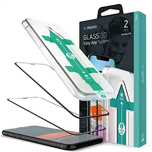 Panzerglas für iPhone 11 Pro von Deppa 2 Stück Schutzfolie
