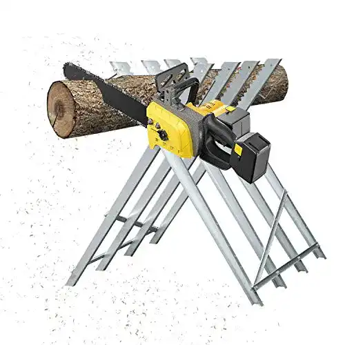 Sägebock aus Metall 81x80x80 cm verzinkt mit 150 kg Traglast