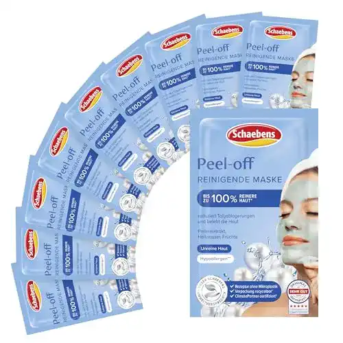 Schaebens Peel-Off Maske, 10 Beutel à 15 ml