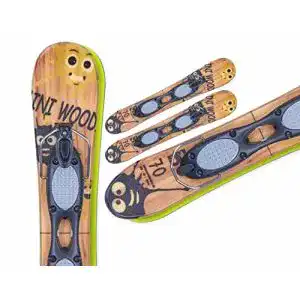 Snowblades Bladefun Mini Woody Ski Blades Kurzski