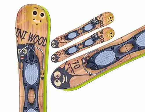 Snowblades Bladefun Mini Woody Ski Blades Kurzski