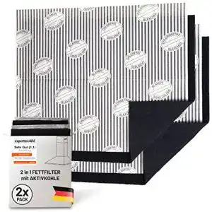 Aktivkohlefilter für Dunstabzugshauben im 2er Pack