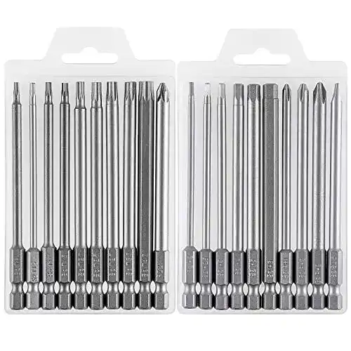 YuhiaKe Bit Set Lang, 20-teiliges magnetisches Bitsatz