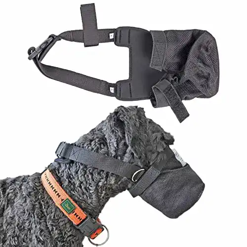 Giftköder-Maulkorb Nature Pet für Hunde mit Schutznetz und Leckschutz