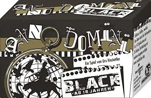 Anno Domini Abacusspiele 09221 Black – Kartenspiel zum Schätzen
