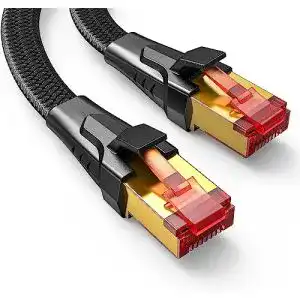 Netzwerkkabel Snowkids Cat 8 LAN 5m mit 40Gbps Übertragungsgeschwindigkeit