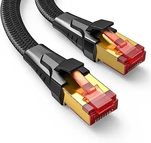 Netzwerkkabel Snowkids Cat 8 LAN 5m mit 40Gbps Übertragungsgeschwindigkeit
