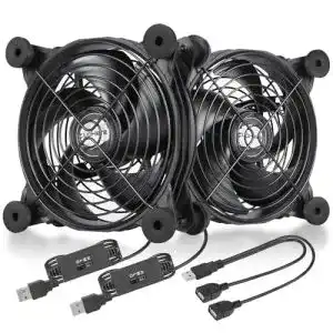 upHere Gehäuselüfter 120mm für PC und Elektronikgeräte