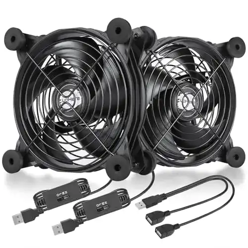 upHere Gehäuselüfter 120mm für PC und Elektronikgeräte