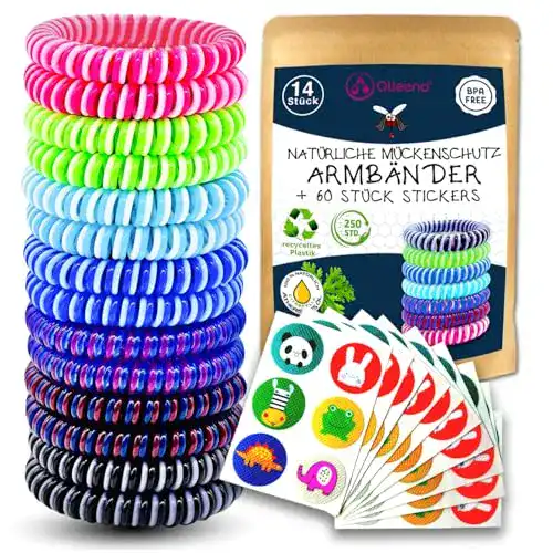 Mückenarmband Olleeno Mückenschutz Armband für Kinder und Erwachsene