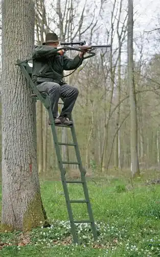 Ansitzleiter qteck leichter Baumsitz für Jagd und Outdoor-Aktivitäten
