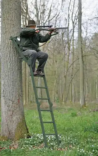 Ansitzleiter qteck leichter Baumsitz für Jagd und Outdoor-Aktivitäten