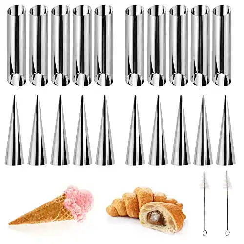 Schillerlockenformen BUENTYA 20 Stück Edelstahl