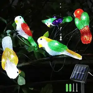 Joomer Solar Lichterkette Außen, 5 Stück à 4 Meter für flexible Gartenbeleuchtung