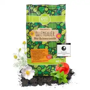 Terra Preta Fischer’s EM-Chiemgau Bio Blumenerde torffrei mit Mikroorganismen