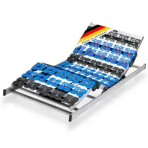 Tellerlattenrost 100×200 cm mit 7-Zonen Federung und elektrischer Verstellung
