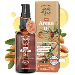 BIONOBLE Bio Arganöl 50ml – 100% rein und kaltgepresst aus Marokko