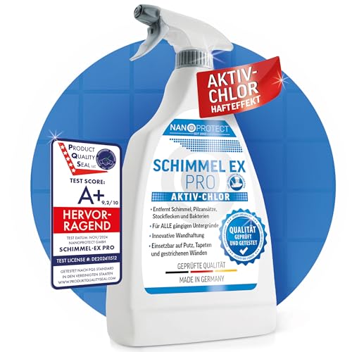 Schimmelspray Nanoprotect Schimmelentferner für verschiedene Oberflächen